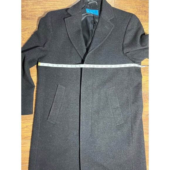 Vintage Weather Report Men’s 40R Wool Cashmere Blend Overcoat Jacket 4 Button - Picture 11 of 12